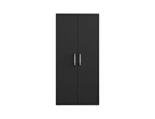Eiffel 73.43" Garage Cabinet with 4 Adjustable Shelves in Black Matte