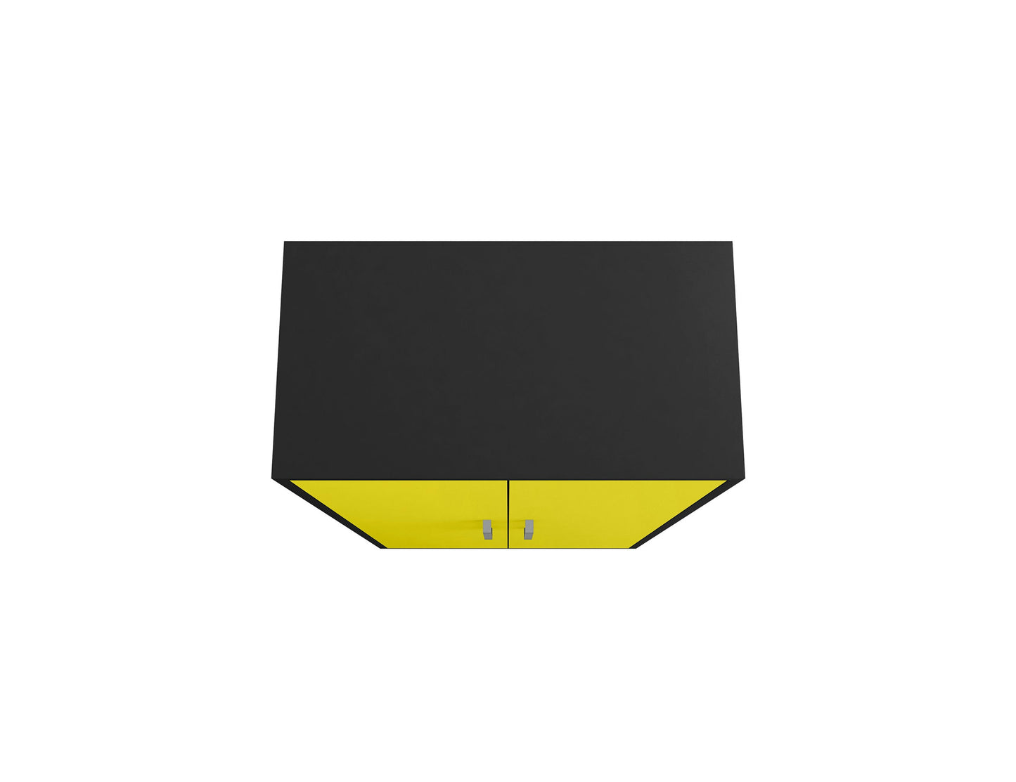 Eiffel 73.43" Garage Cabinet with 4 Adjustable Shelves in Yellow Gloss
