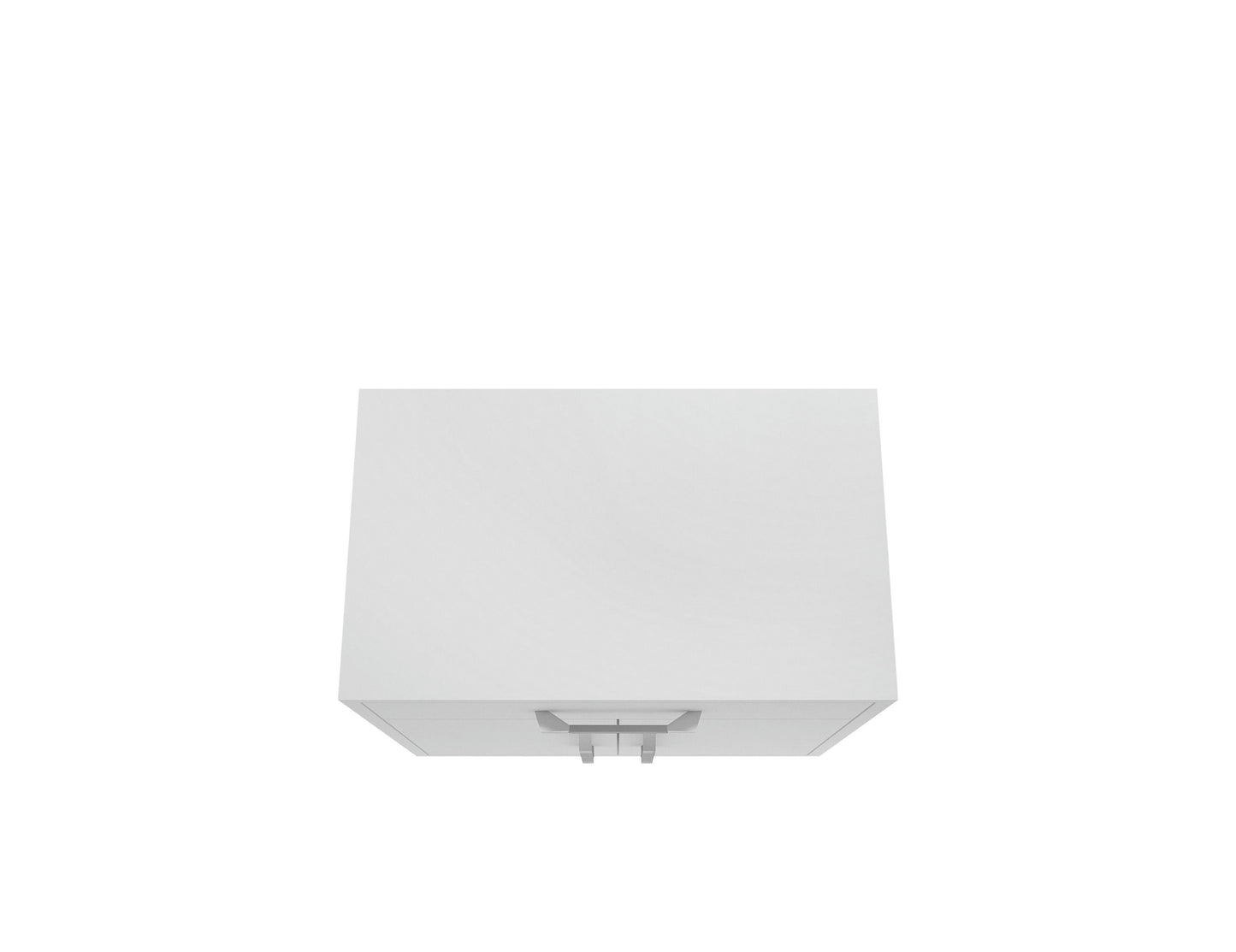 Eiffel 28.35" Mobile Garage Storage Cabinet with 1 Drawer in White Gloss