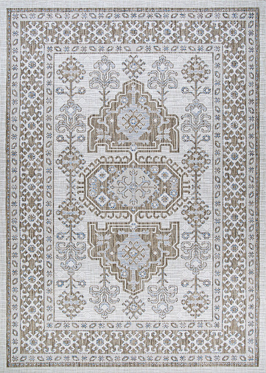 Couristan Charm Woodburn Ivory-Sand Rug 6'6" x 9'6"