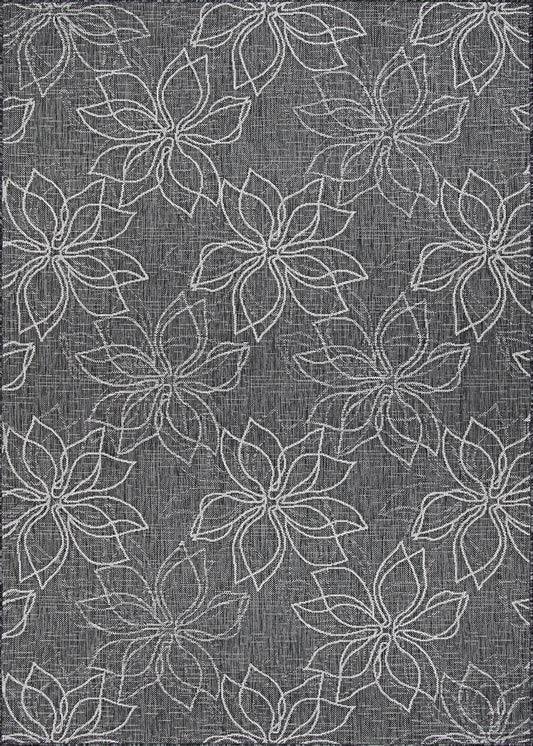 Couristan Charm Botanical Ash Runner Rug 2'2" x 7'6"