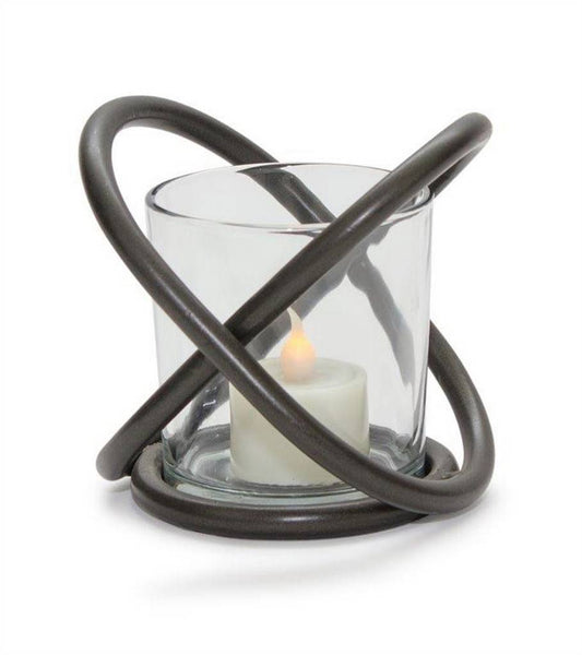 Votive Holder (Set Of 2) 4"H Metal/Glass