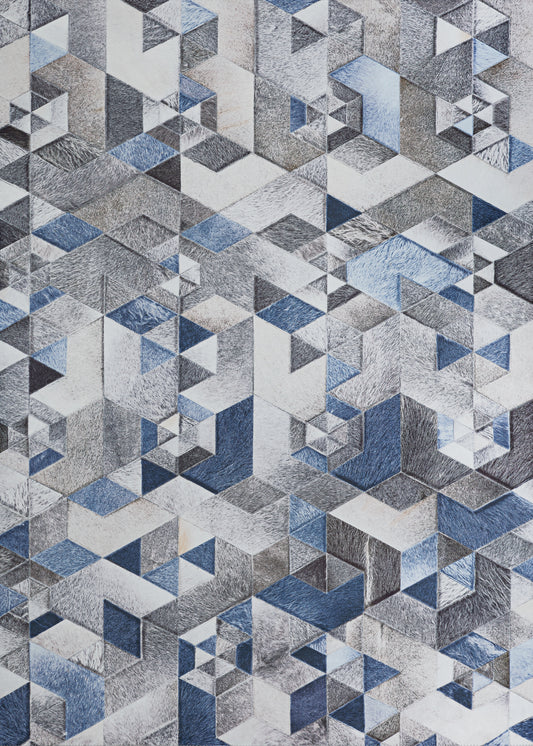 Couristan Prairie Falsterbo Denim Rug 5'3" x 7'6"