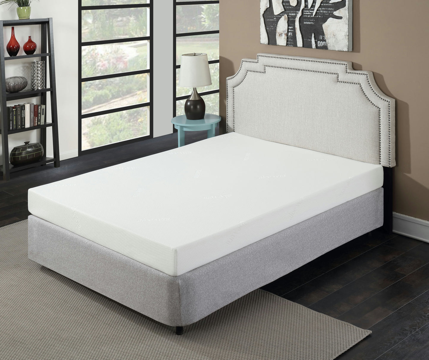 Divine Plush 8â€ Gel Foam Mattress in a Box, Queen