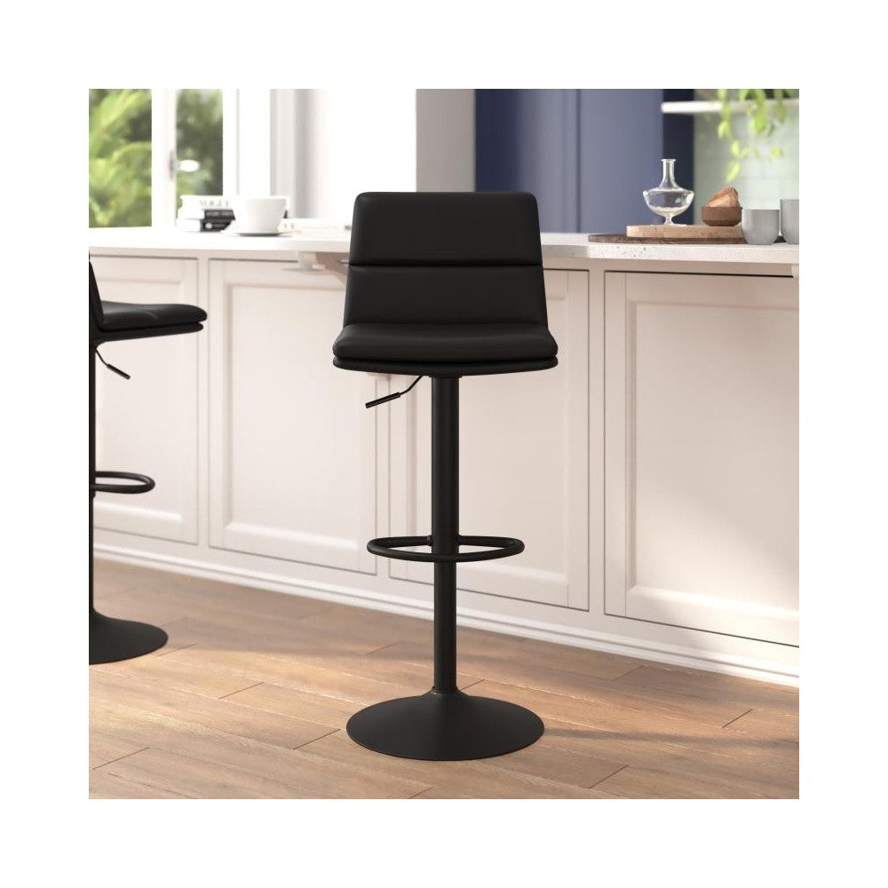 2PK Black Adjustable Stools