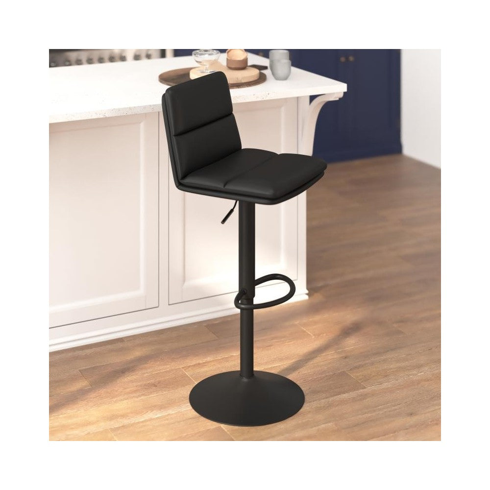 2PK Black Adjustable Stools