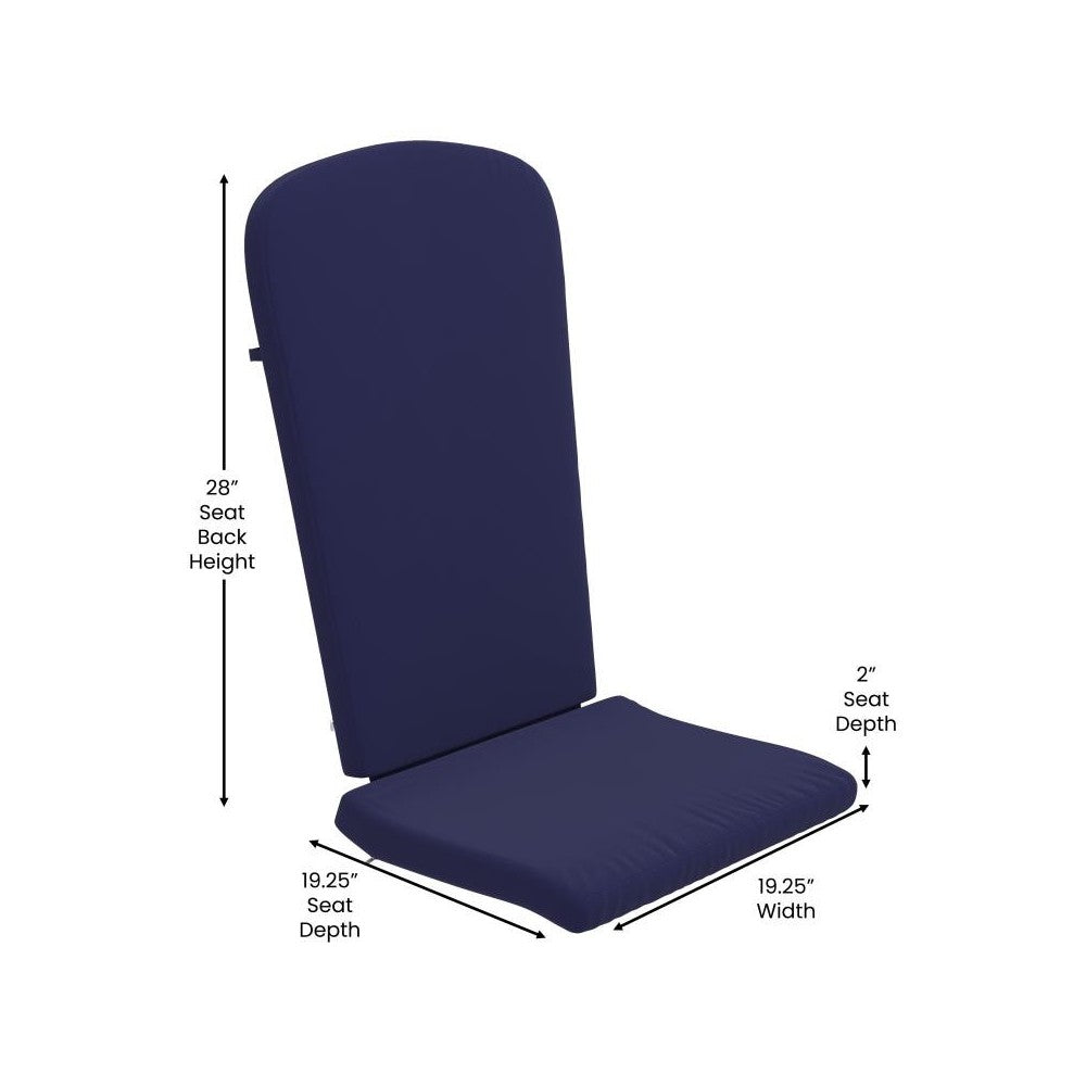 2PK Blue Chair Cushions