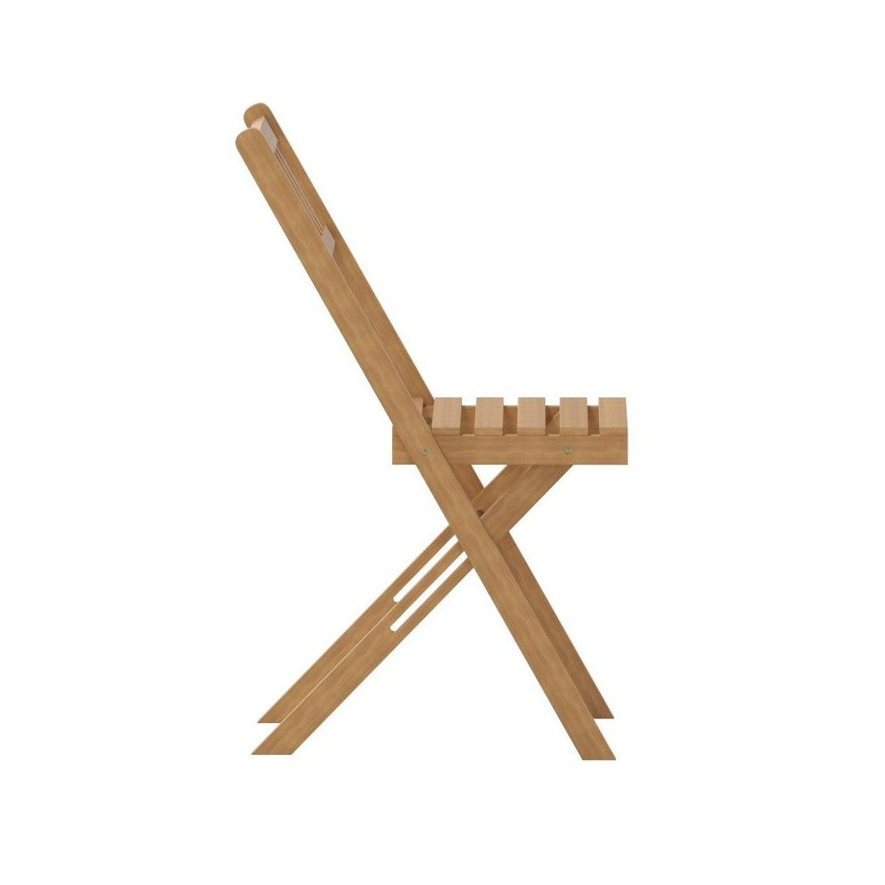 2PK Natural Acacia Wood Chairs