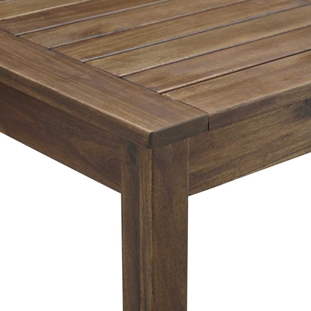 3-Piece Acacia Counter Height Dining Group - Dark Brown