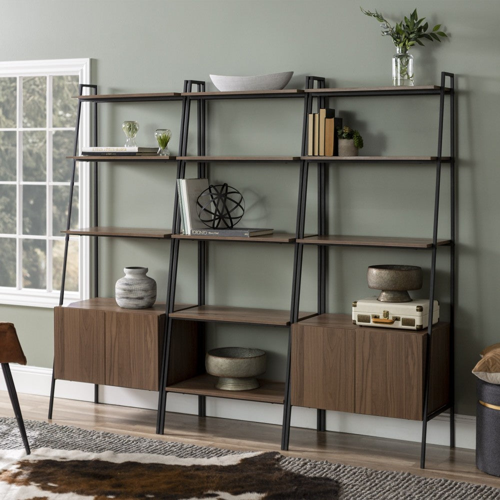 3-Piece Bookcase Set - Mocha