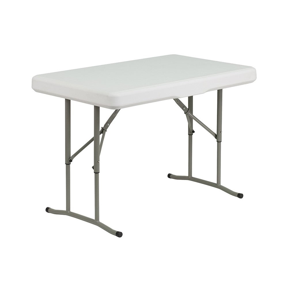 3 Piece Portable Plastic Folding Bench and Table Set