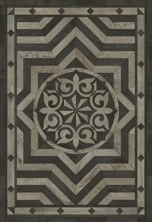 Artisanry - Caledonian - Expect a Masterpiece 96x140 Vintage Vinyl Floorcloth