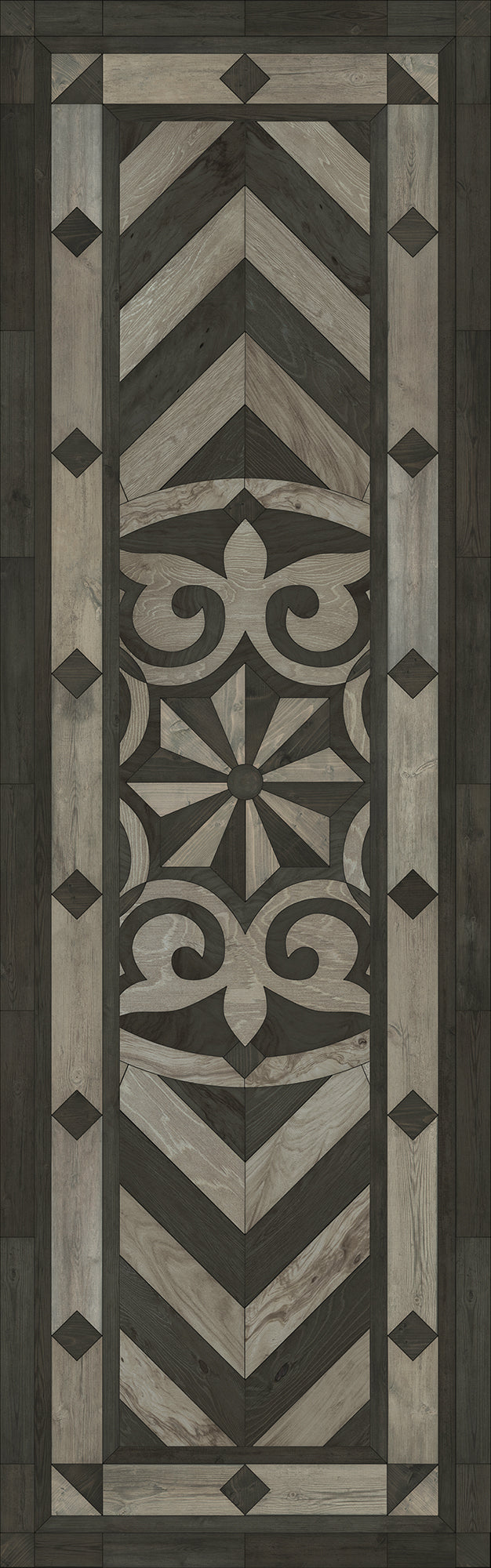 Artisanry - Caledonian - Expect a Masterpiece 36x115 Vintage Vinyl Floorcloth