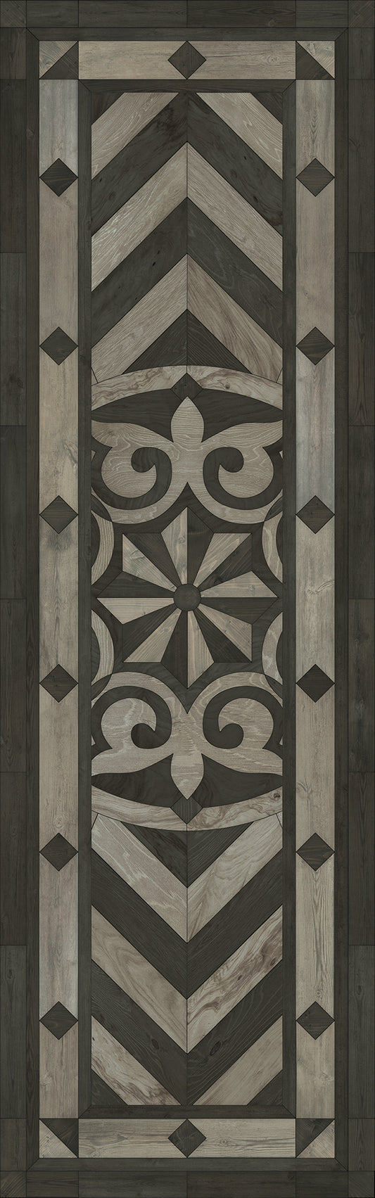 Artisanry - Caledonian - Expect a Masterpiece 36x115 Vintage Vinyl Floorcloth