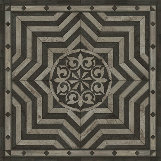 Artisanry - Caledonian - Expect a Masterpiece 72x72 Vintage Vinyl Floorcloth