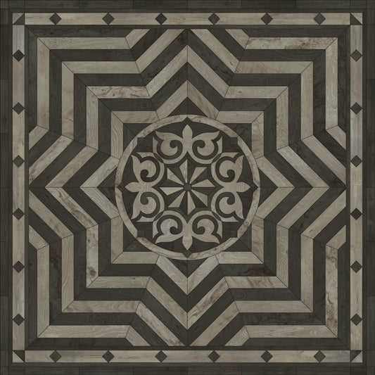 Artisanry - Caledonian - Expect a Masterpiece 96x96 Vintage Vinyl Floorcloth