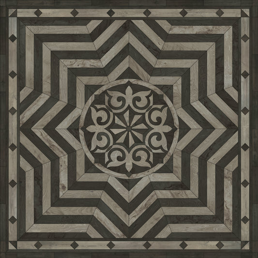 Artisanry - Caledonian - Expect a Masterpiece 120x120 Vintage Vinyl Floorcloth
