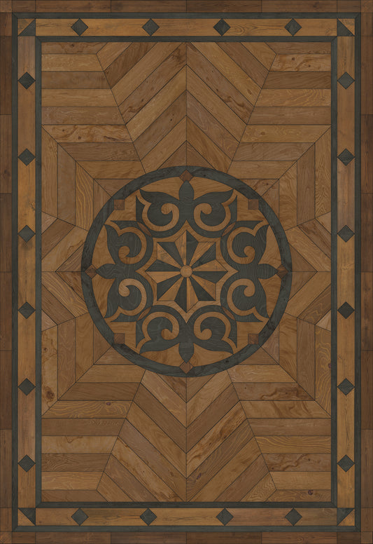 Artisanry - Caledonian - Eye of the Workman 20x30 Vintage Vinyl Floorcloth