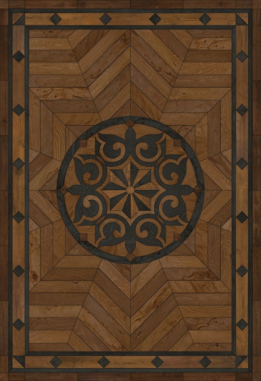 Artisanry - Caledonian - Eye of the Workman 70x102 Vintage Vinyl Floorcloth