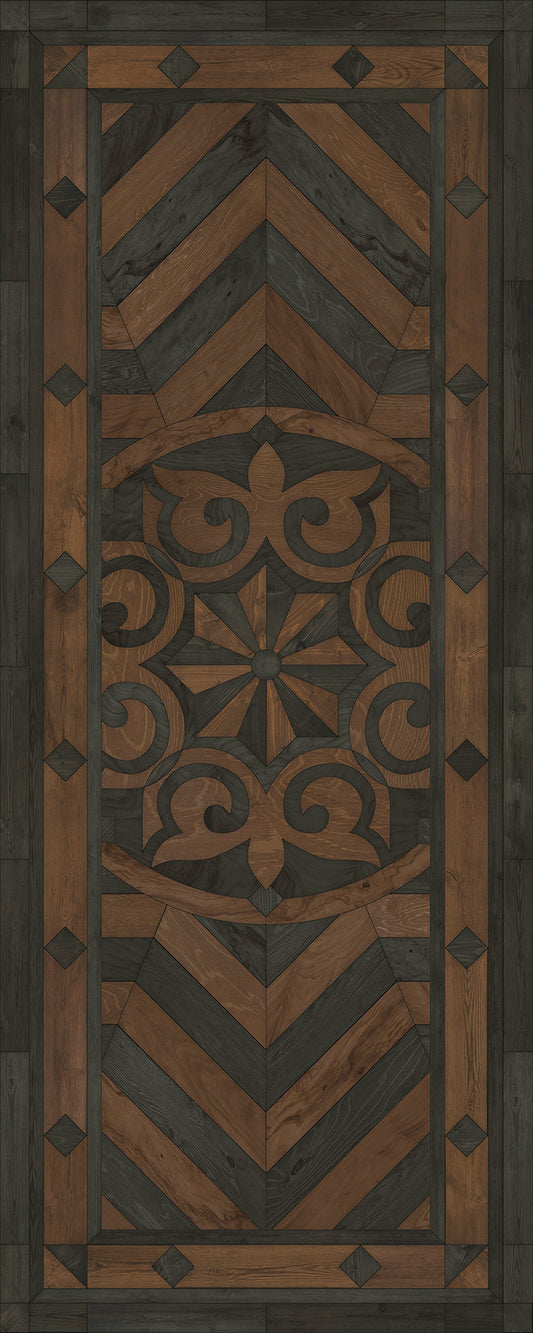 Artisanry - Caledonian - Foundation of Refinement 36x90 Vintage Vinyl Floorcloth
