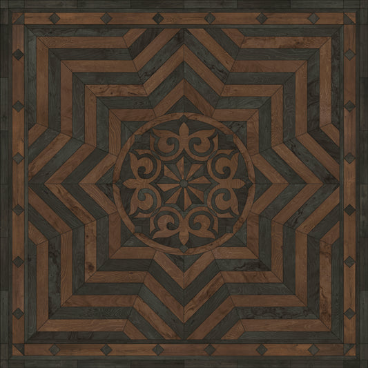 Artisanry - Caledonian - Foundation of Refinement 60x60 Vintage Vinyl Floorcloth