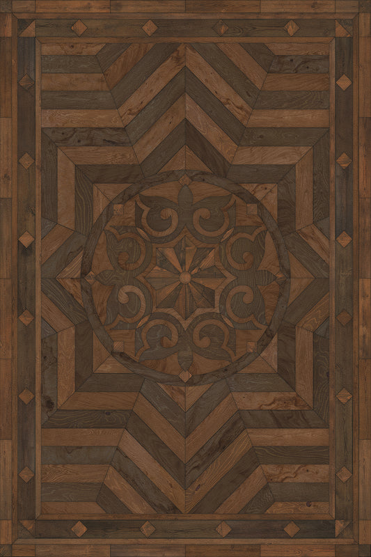 Artisanry - Caledonian - In all the Details 20x30 Vintage Vinyl Floorcloth