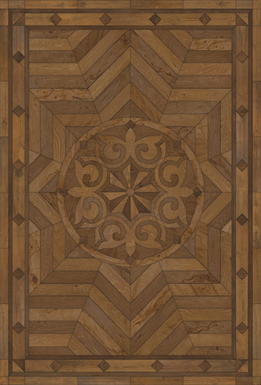 Artisanry - Caledonian - Source of Delight 38x56 Vintage Vinyl Floorcloth