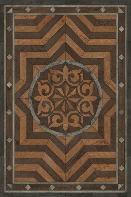 Artisanry - Caledonian - They Rise Behind Her Steps 20x30 Vinyl Floorcloth