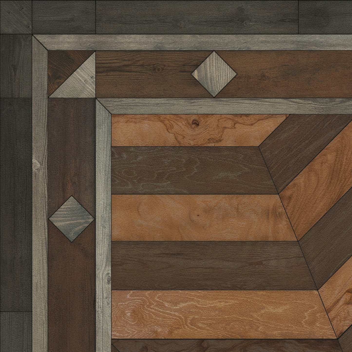 Artisanry - Caledonian - They Rise Behind Her Steps 38x56 Vinyl Floorcloth