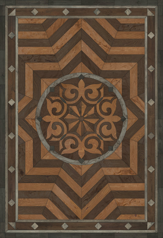 Artisanry - Caledonian - They Rise Behind Her Steps 70x102 Vinyl Floorcloth