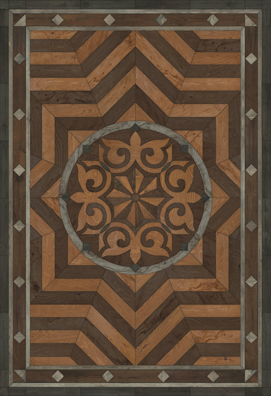 Artisanry - Caledonian - They Rise Behind Her Steps 120x175 Vinyl Floorcloth