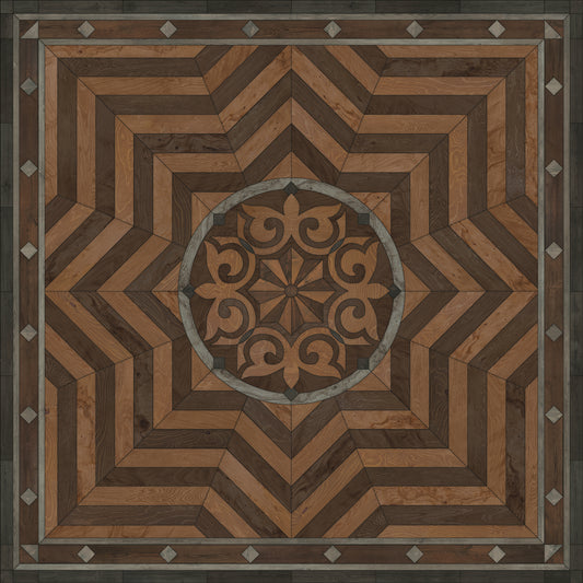 Artisanry - Caledonian - They Rise Behind Her Steps 60x60 Vinyl Floorcloth