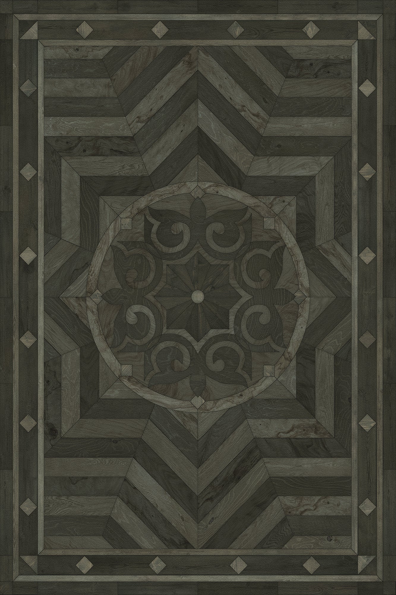 Artisanry - Caledonian - What is Good and Strong 20x30 Vintage Vinyl Floorcloth