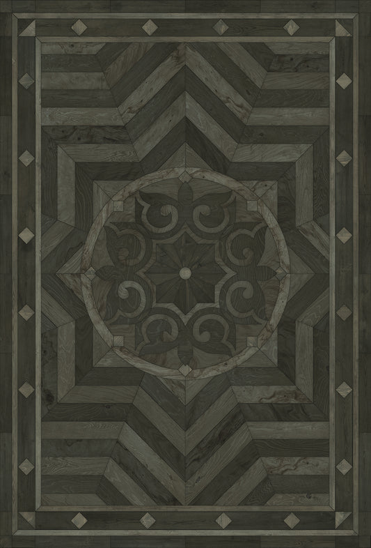 Artisanry - Caledonian - What is Good and Strong 38x56 Vintage Vinyl Floorcloth