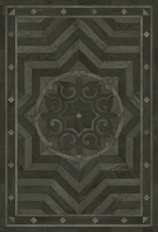 Artisanry - Caledonian - What is Good and Strong 52x76 Vintage Vinyl Floorcloth
