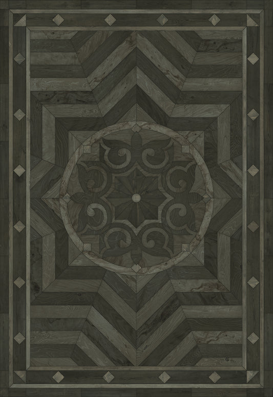 Artisanry - Caledonian - What is Good and Strong 70x102 Vintage Vinyl Floorcloth