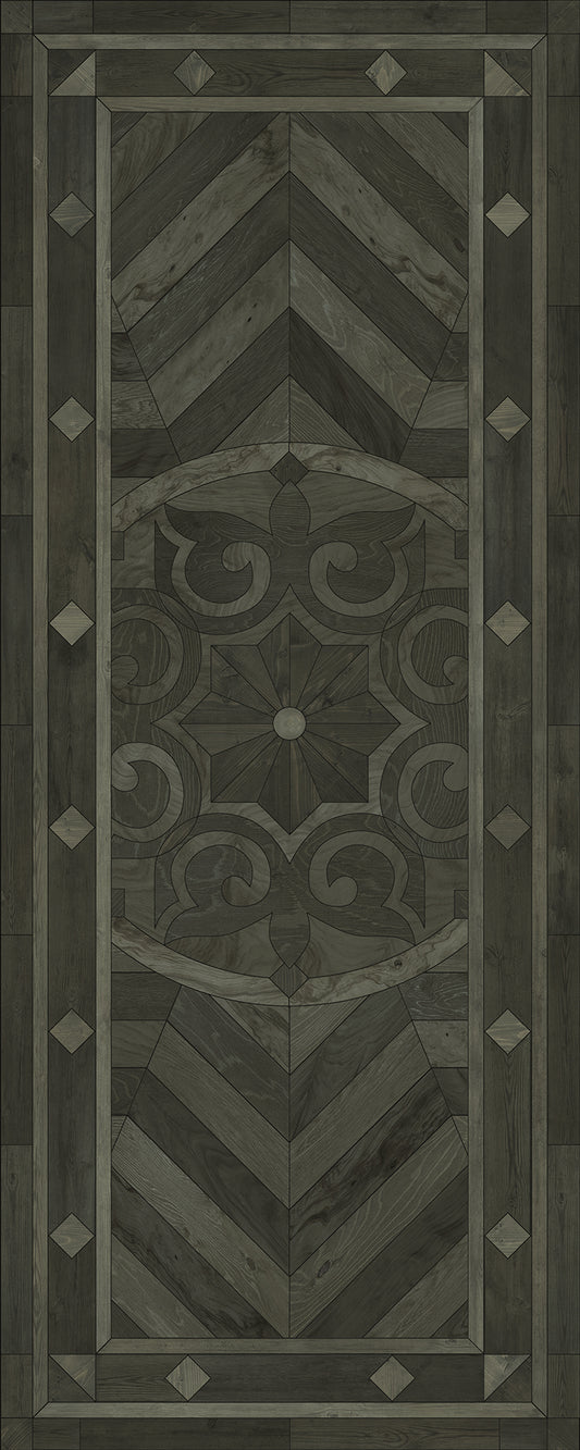 Artisanry - Caledonian - What is Good and Strong 36x90 Vintage Vinyl Floorcloth