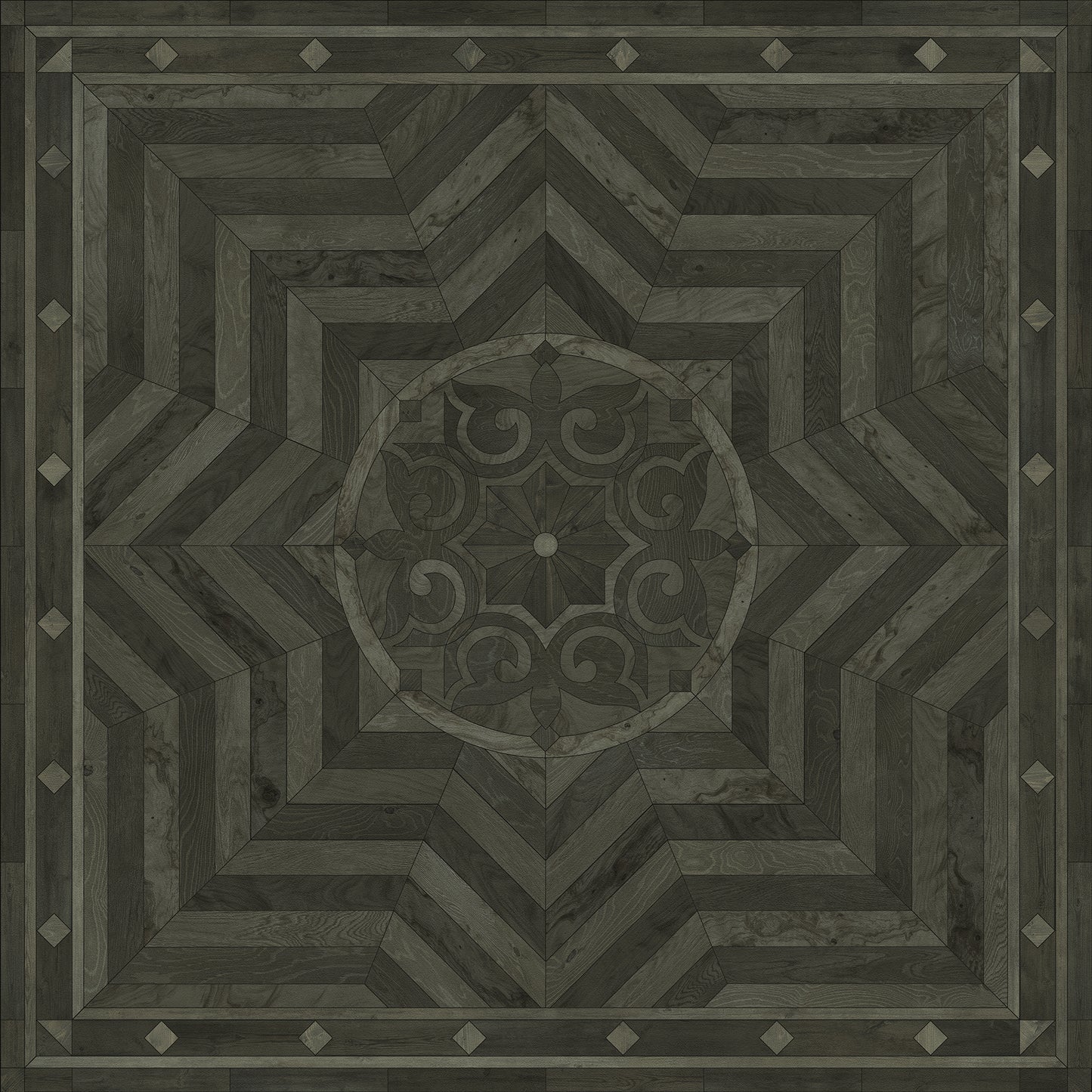 Artisanry - Caledonian - What is Good and Strong 60x60 Vintage Vinyl Floorcloth