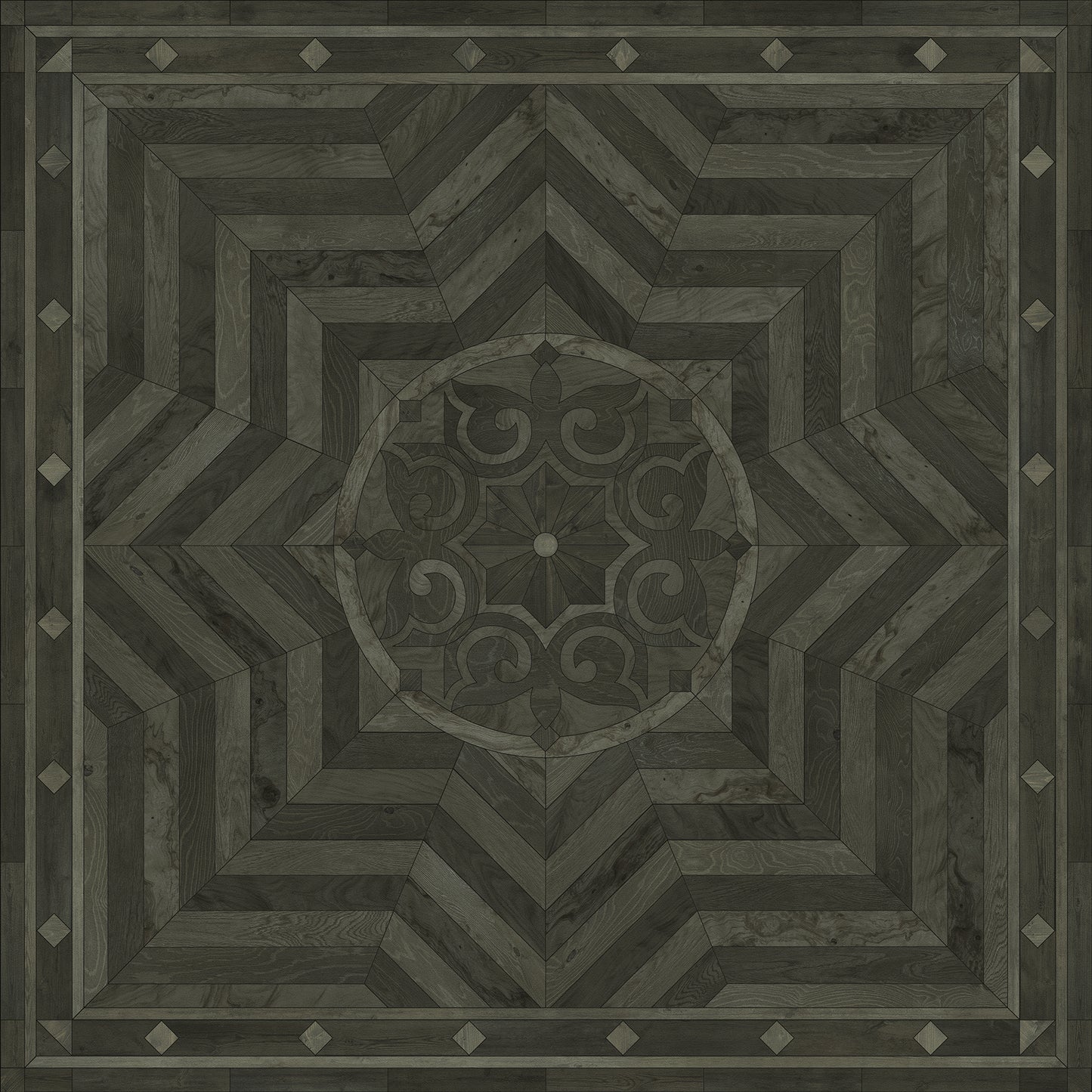 Artisanry - Caledonian - What is Good and Strong 72x72 Vintage Vinyl Floorcloth
