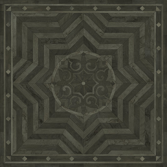 Artisanry - Caledonian - What is Good and Strong 72x72 Vintage Vinyl Floorcloth