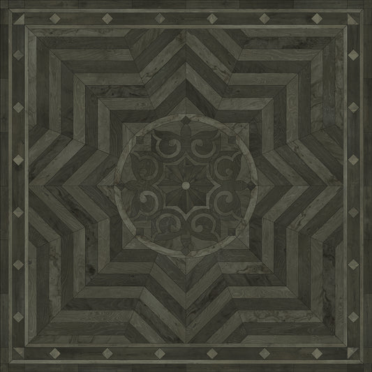 Artisanry - Caledonian - What is Good and Strong 96x96 Vintage Vinyl Floorcloth