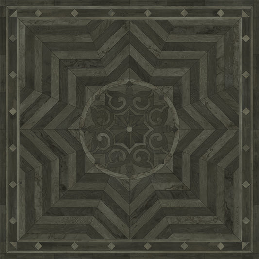 Artisanry - Caledonian - What is Good and Strong 120x120 Vinyl Floorcloth