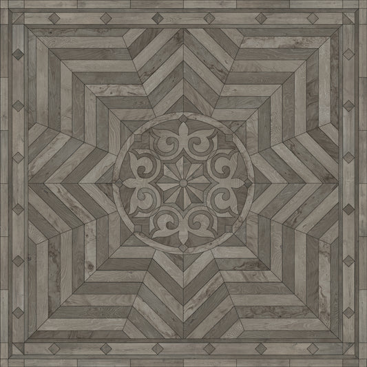 Artisanry - Caledonian - Written on the Arched Sky 48x48 Vinyl Floorcloth