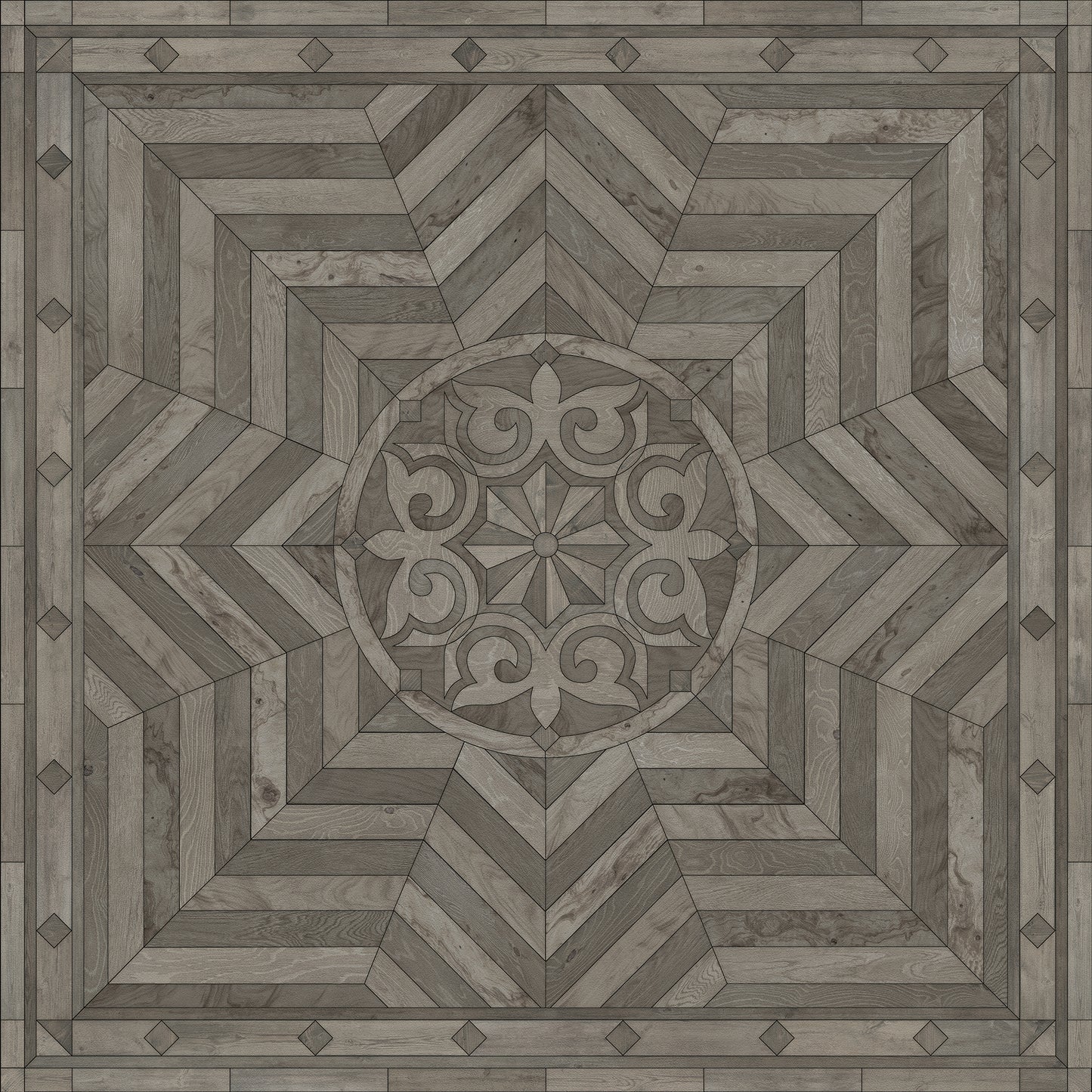 Artisanry - Caledonian - Written on the Arched Sky 60x60 Vinyl Floorcloth