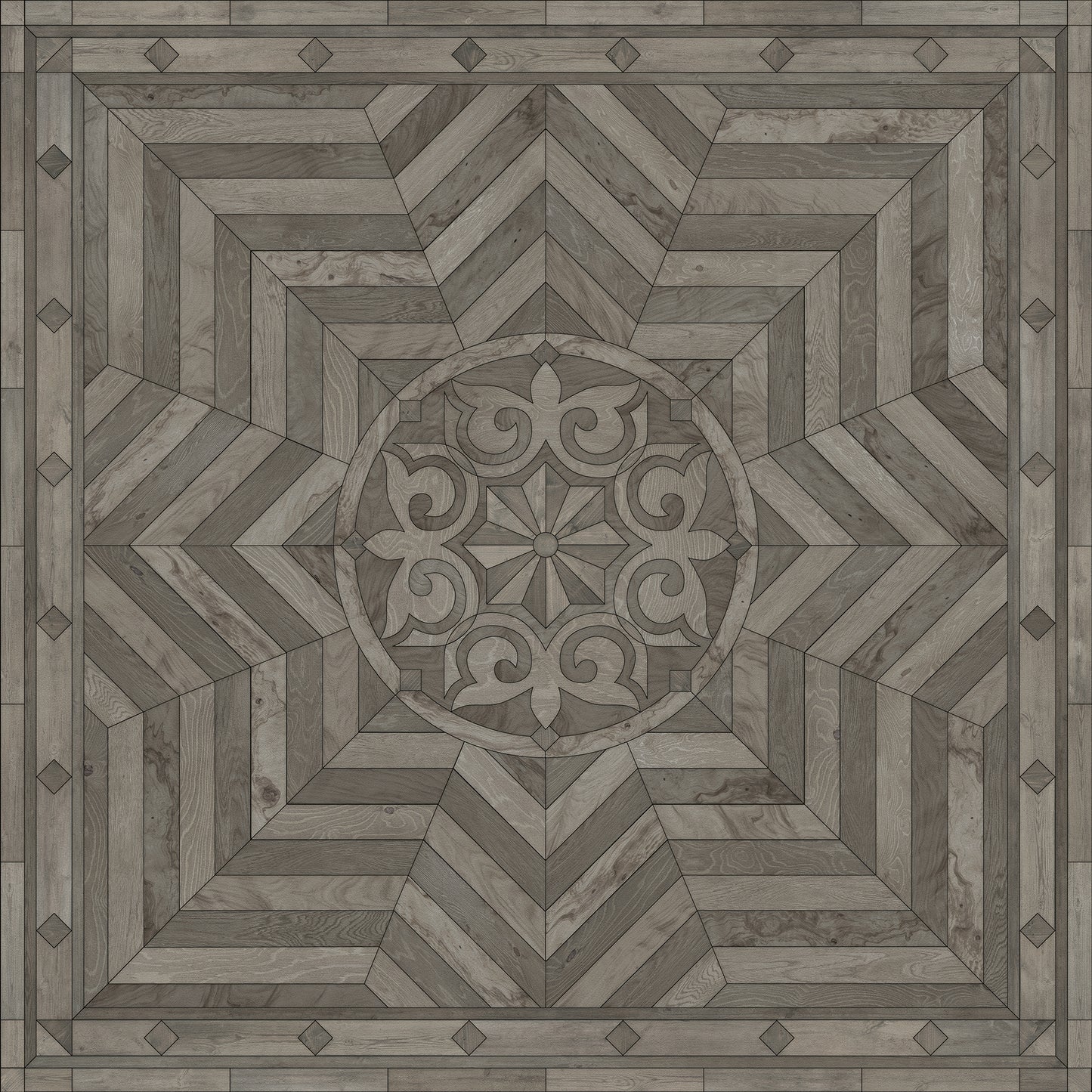 Artisanry - Caledonian - Written on the Arched Sky 72x72 Vinyl Floorcloth