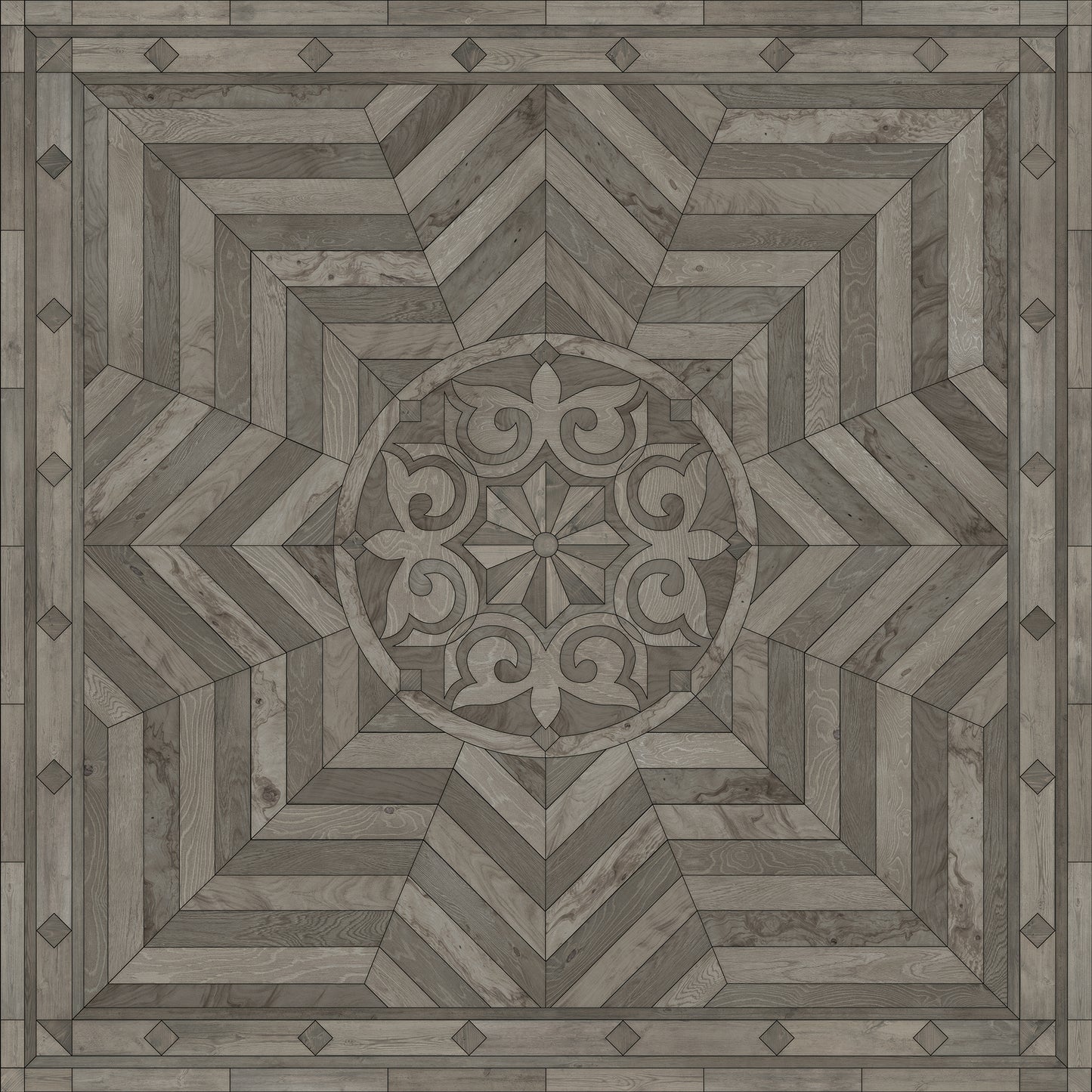 Artisanry - Caledonian - Written on the Arched Sky 96x96 Vinyl Floorcloth