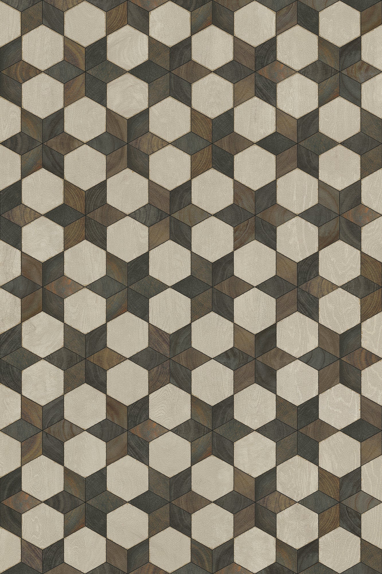 Artisanry - Illuminated - Battlestar 20x30 Vintage Vinyl Floorcloth