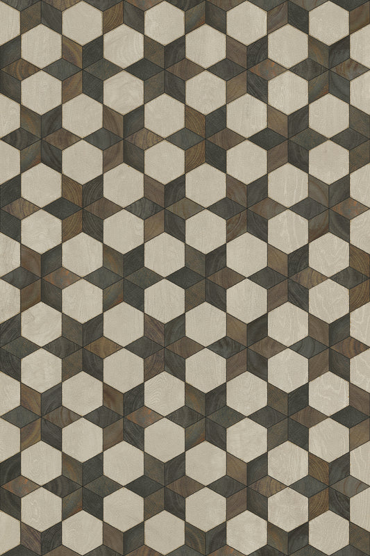 Artisanry - Illuminated - Battlestar 20x30 Vintage Vinyl Floorcloth