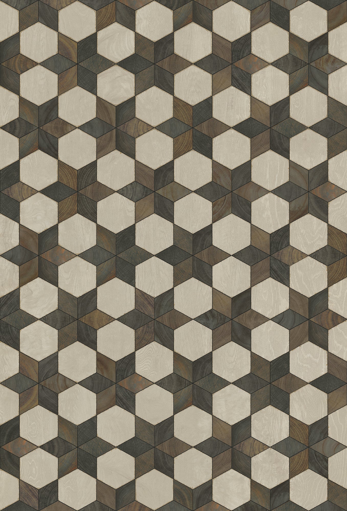 Artisanry - Illuminated - Battlestar 38x56 Vintage Vinyl Floorcloth