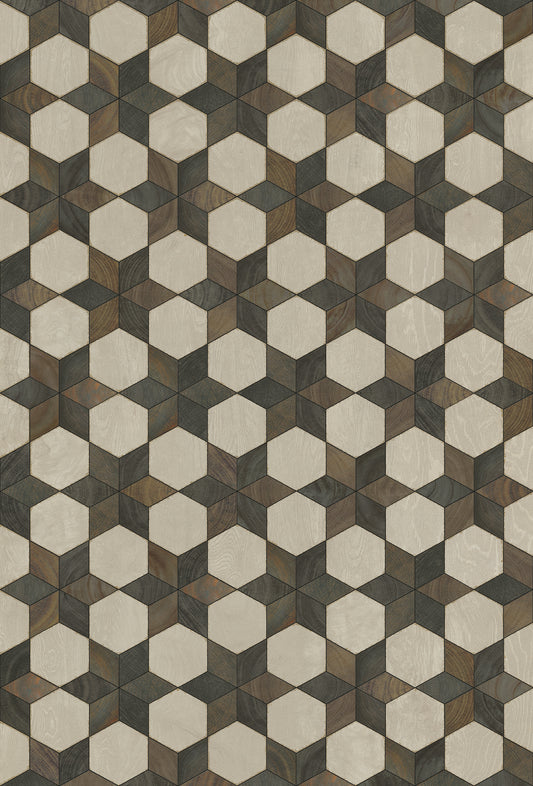 Artisanry - Illuminated - Battlestar 38x56 Vintage Vinyl Floorcloth